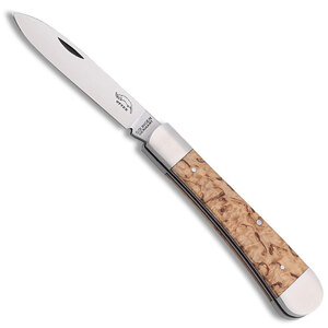 Otter-Messer Levin S Curly Birch Stainless Steel Folding Knife | 268_r_MB