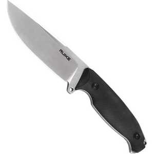 Ruike Knives F118-B Jager Fixed Blade Knife - Black / Stonewash