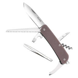 Ruike M32 Multifunction Folding Knife | Brown / Mirror
