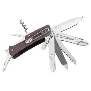 Ruike M61 Multifunction Folding Knife | Brown / Mirror