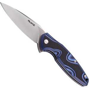 Ruike Knives P105-Q Fang Liner Lock Folding Knife - Black Blue / Brushed
