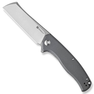 Sencut Traxler Liner Lock Folding Knife | Grey / Satin