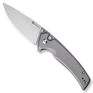 Sencut Serene Button Lock Folding Knife | Grey / Satin