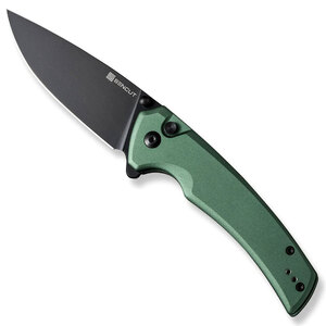 Sencut Serene Button Lock Folding Knife | Green / Black