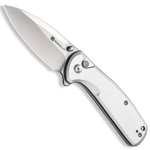 Sencut ArcBlast Button Lock Folding Knife | Silver / Satin