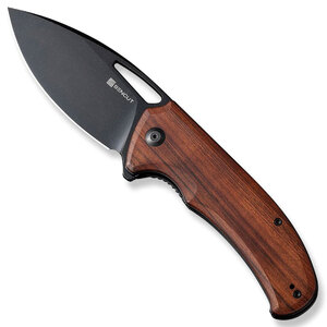 Sencut Phantara Liner Lock Folding Knife | Guibourtia Wood / Black