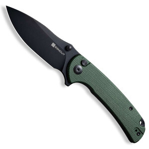 Sencut Pulsewave Button Lock Folding Knife | Green / Black