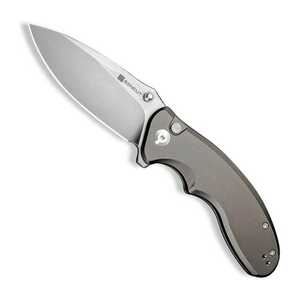 Sencut Cybrix Flipper Folding Knife | Grey / Satin