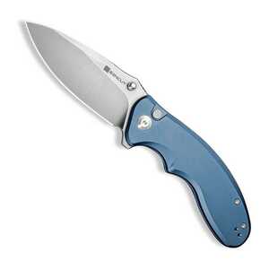 Sencut Cybrix Flipper Folding Knife | Blue / Satin