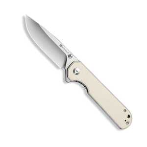 Sencut Aetheris Liner Lock Folding Knife | Ivory / Satin | S24095-1