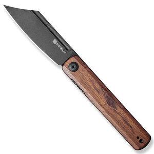 Sencut Bronte Liner Lock Folding Knife | Guibourtia Wood / Black
