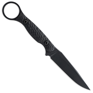 Toor Knives Anaconda Fixed Blade Knife w/ Kydex Sheath - Shadow Black / Black