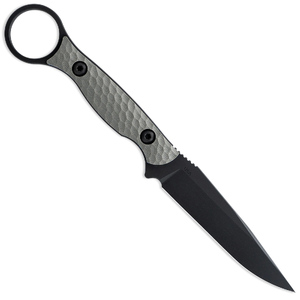 Toor Knives Anaconda Fixed Blade Knife w/ Kydex Sheath - Stealth / Black