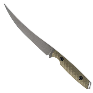 Toor Knives Avalon Fixed Blade Filleting Knife w/ Kydex Sheath - Kraken Green / Grey