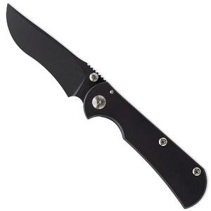 Toor Knives Chasm FL154R Black 6AL-4V Titanium Handle CPM-154 Folding Knife