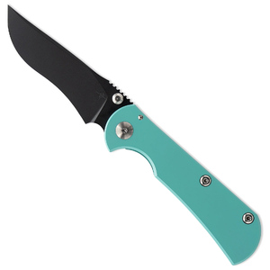 Toor Knives Chasm FL154R Teal 6AL-4V Titanium Handle CPM-154 Folding Knife