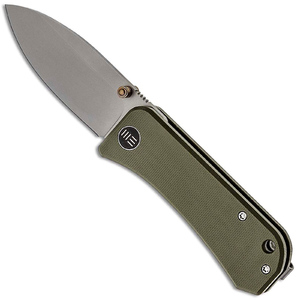 WE 2004D Banter Green G10 Handle Stonewash CPM-S35VN Steel Folding Knife
