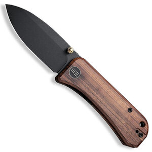 WE Knife Banter Liner Lock Folding Knife | Guibourtia Wood / Black