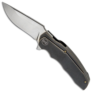 WE 2014A Skreech Black Bronze Titanium Handle CPM-20CV Steel Folding Knife