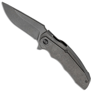 WE 2014B Skreech Grey Titanium Handle Stonewash CPM-20CV Steel Folding Knife