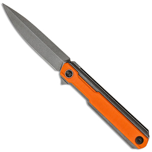 WE 2015A Peer Grey Titanium & Orange G10 Handle CPM-20CV Steel Folding Knife