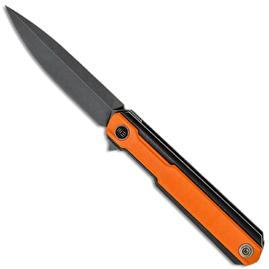 WE 2015B Peer Black Titanium & Orange G10 Handle CPM-20CV Steel Folding Knife