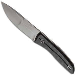 WE 921A Reazio Black Twill Carbon Fibre Handle CPM-20CV Fixed Blade Knife