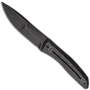WE 921B Reazio Black Shredded Carbon Fibre CPM-20CV Steel Fixed Blade Knife