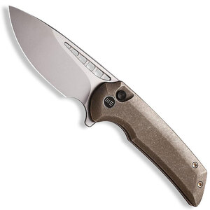 WE Knife Mini Malice Button Lock Folding Knife | Bronze / Silver