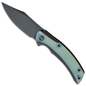 WE Knife Snick Frame Lock Folding Knife | Natural Jade / Black