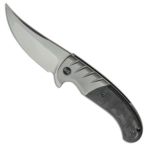 WE Knife Curvaceous Frame Lock Folding Knife | Black / Grey