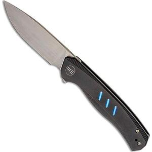 WE Knife Seer Frame Lock Folding Knife | Black & Blue / Silver