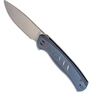WE Knife Seer Frame Lock Folding Knife | Blue & Bronze / Silver