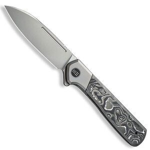 WE Knife Soothsayer Frame Lock Folding Knife | Grey / Silver
