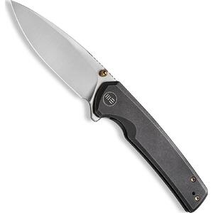 WE Knife Subjugator Frame Lock Folding Knife | Black / Satin