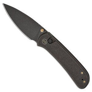 WE Knife Qubit Button Lock Folding Knife | Black