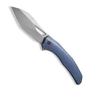 WE Knife Ignio Frame Lock Folding Knife | Blue / Stonewash