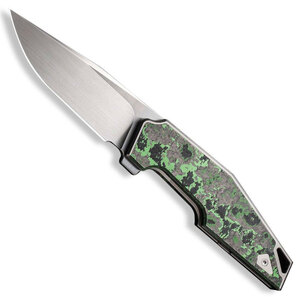 WE Knife OAO (One and Only) Nested Frame Lock Folding Knife | Green / Satin
