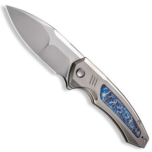 WE Knife Hyperactive Frame Lock Folding Knife | Blue / Grey
