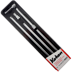 Ko-Ken 6pc 1/4" Dr. Socket Extension Bar Set (28-250 mm)