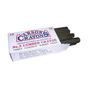 Carson Crayons Lumber Crayon | Black | LC-BLACK