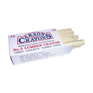 Carson Crayons Lumber Crayon | White | LC-WHITE