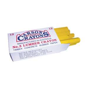 Carson Crayons Lumber Crayon | Yellow | LC-YELLOW