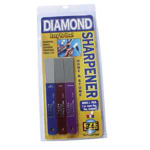 Eze-Lap 3 Pack Diamond Hone & Stone Sharpening Wallet Set | LP3