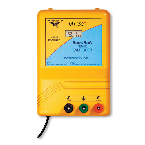 Thunderbird M1150R 90km Mains Electric Fence Energiser