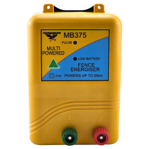 Thunderbird 35km Mains / Battery Electric Fence Energiser | MB-375