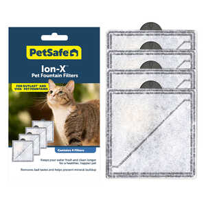 PetSafe 4 Pack Ion-X Filters for Outlast and Viva Pet Fountains | PAC00-17260