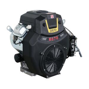 RATO 22HP 669cc 4-Stroke OHV V-Twin Engine | 25.4mm Horizontal Shaft | R670D