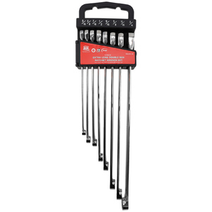 KC Tools 8pc AF Extra Long Double Box Ratchet Wrench Set