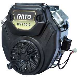 RATO 25HP 739cc 4-Stroke OHV V-Twin Engine | 1” Vertical Shaft | RV740D
